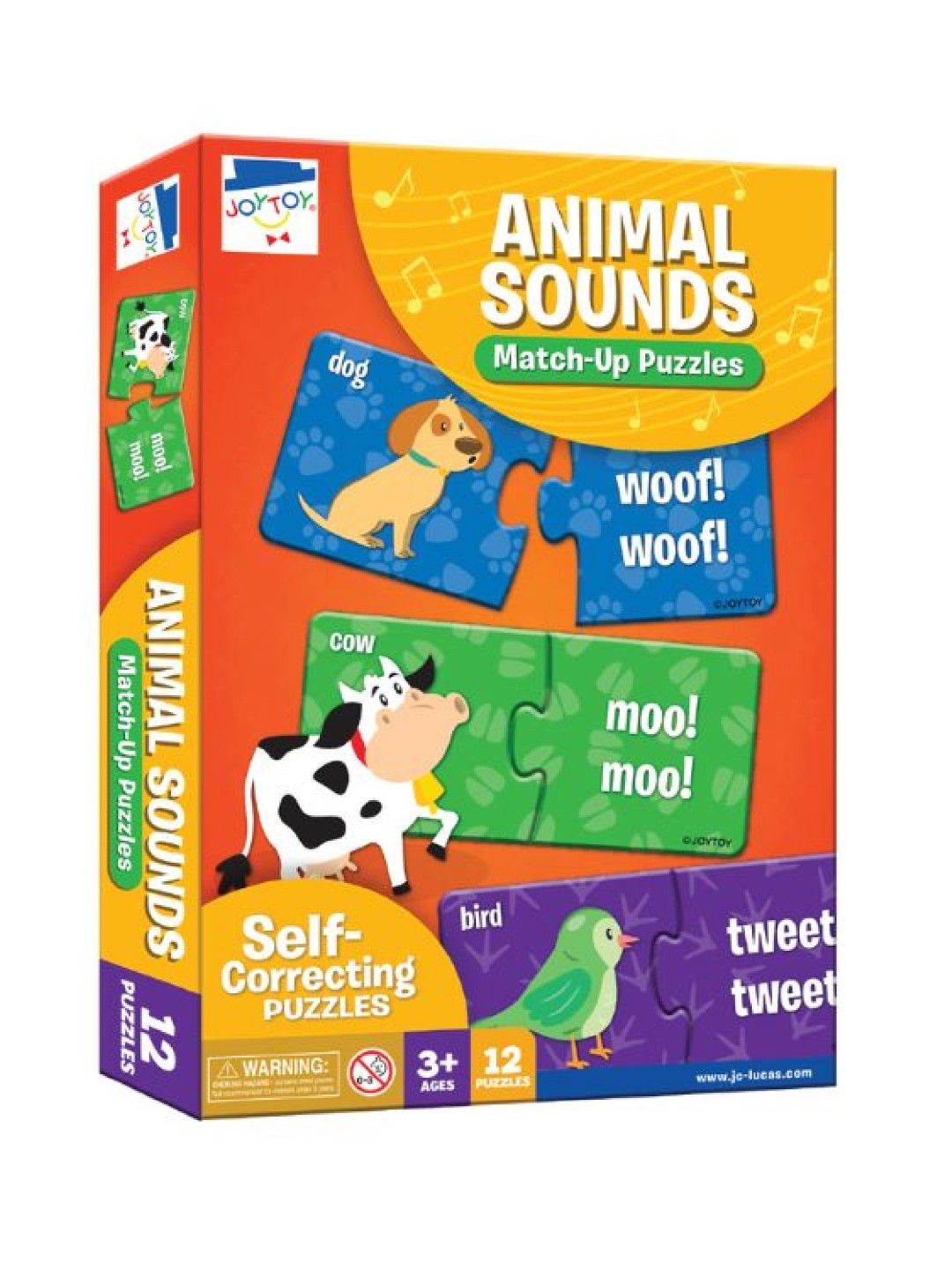 Joytoy Animal Sounds Match-up Puzzles