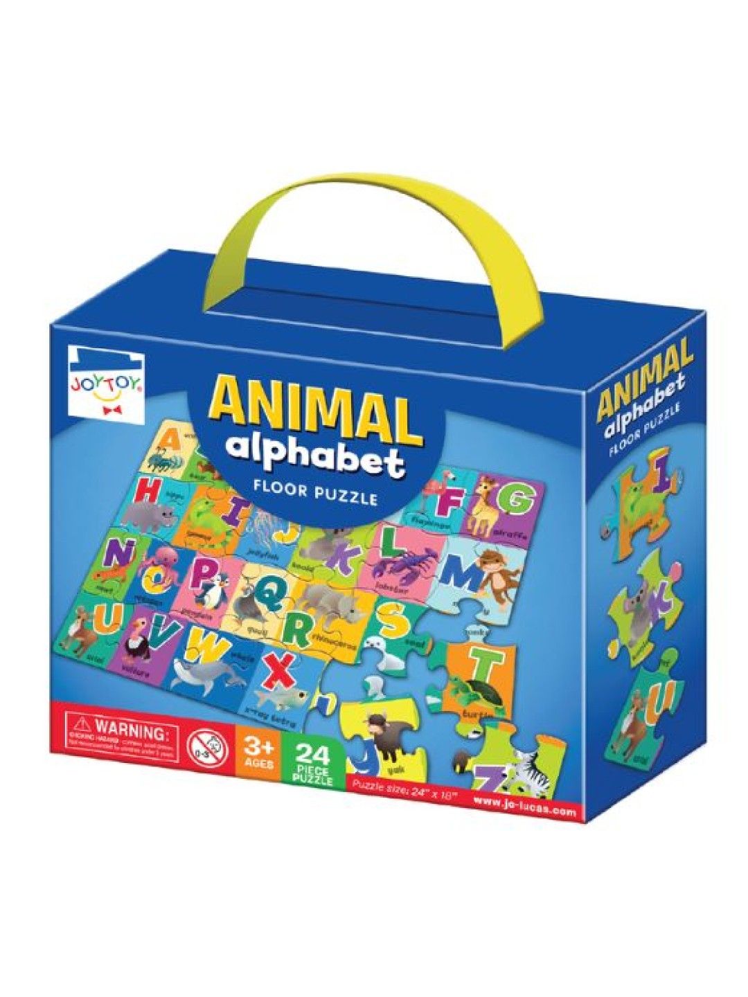 Joytoy Animal Alphabet Floor Puzzle (No Color- Image 1)