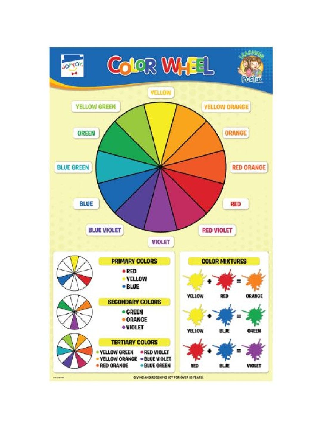 Joytoy Color Wheel Poster (No Color- Image 1)