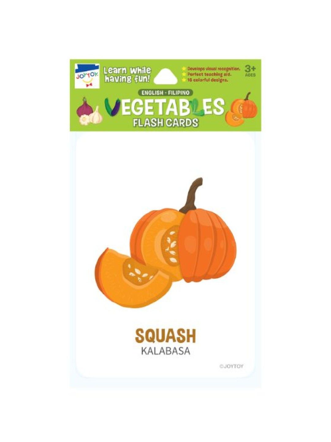 Joytoy Vegetables Flash Cards
