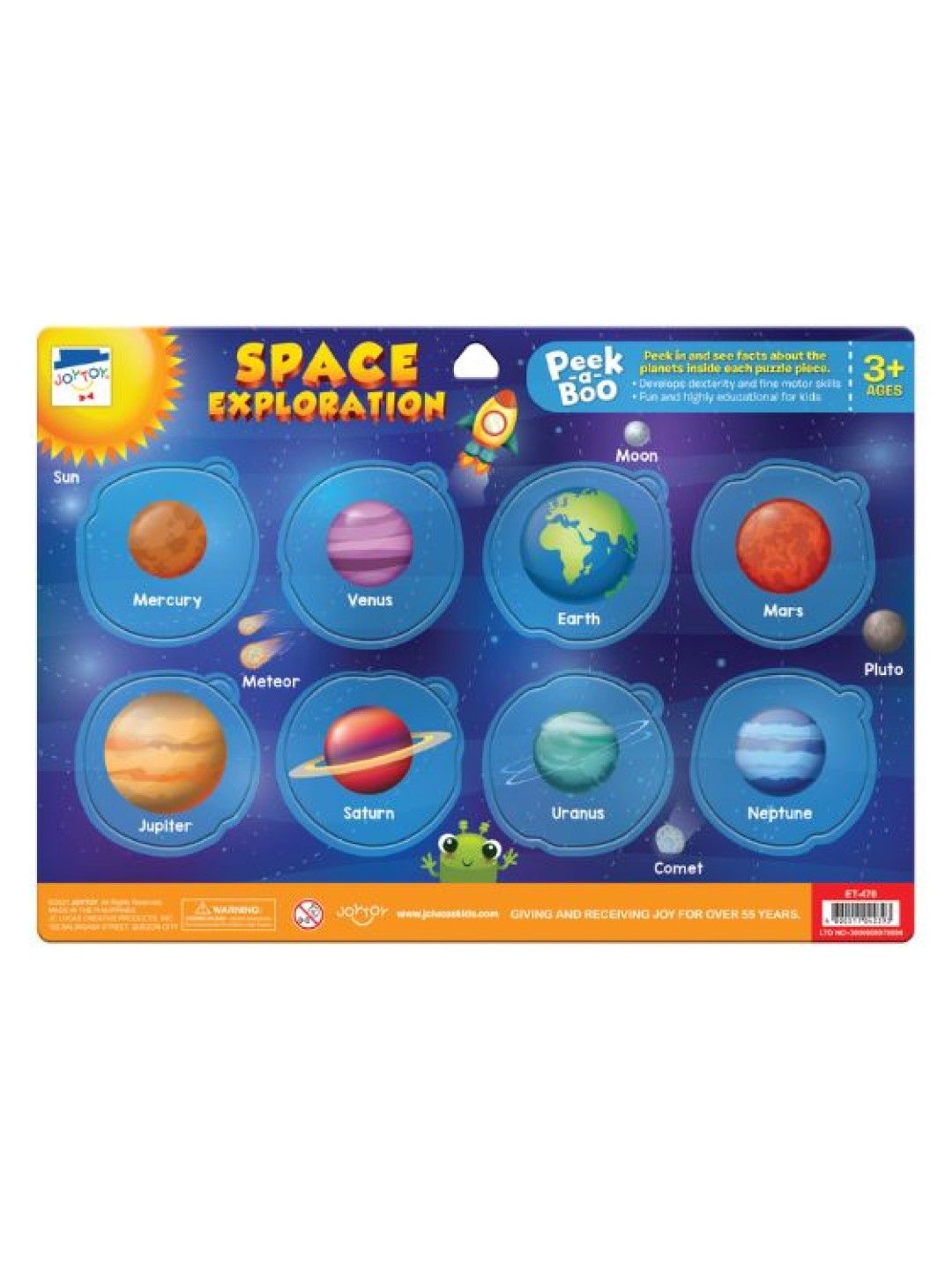 Joytoy Space Exploration Peek-A-Boo Puzzle