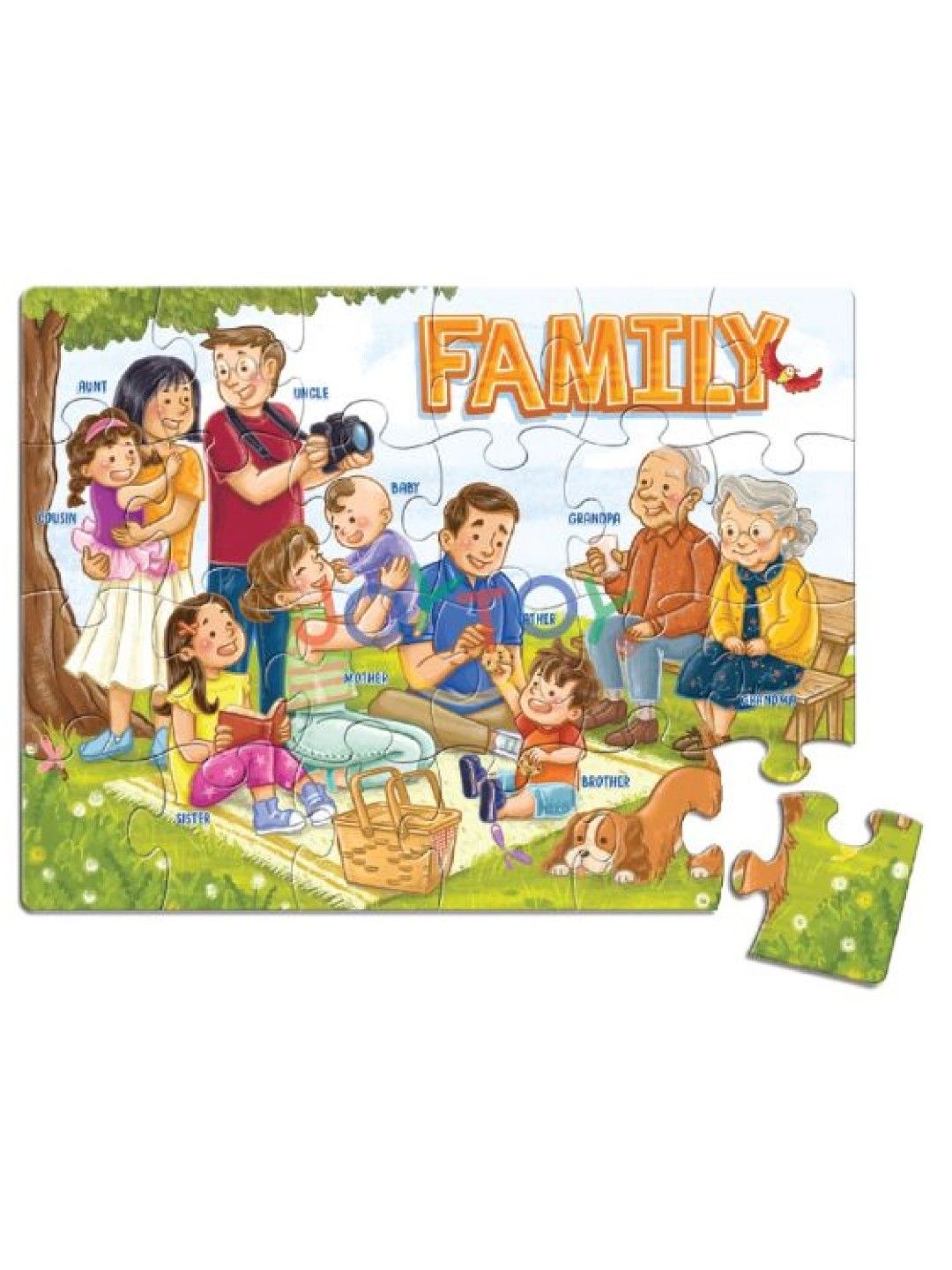 Joytoy Family Floor Puzzle (No Color- Image 2)