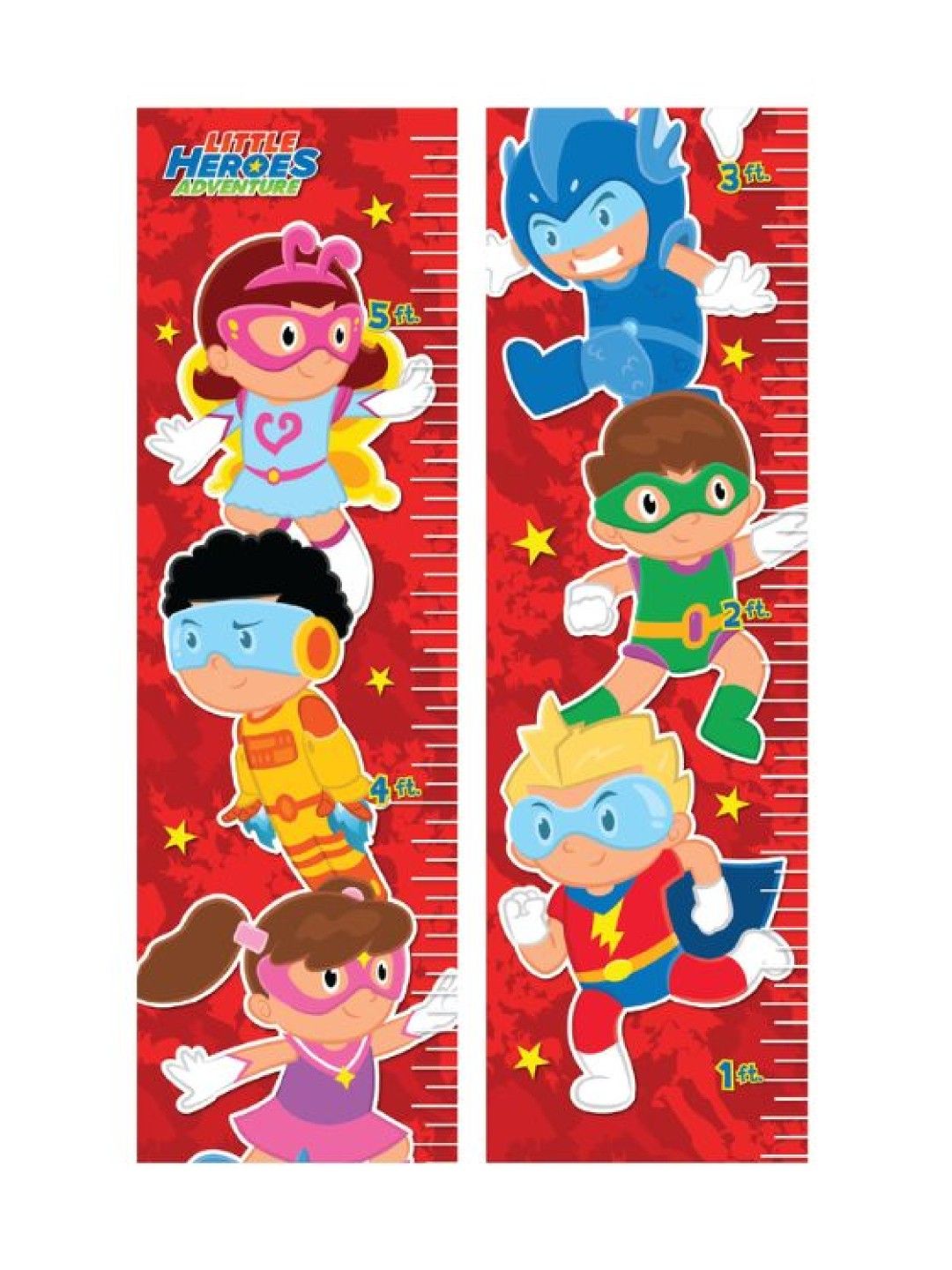 Joytoy Little Heroes Growth Chart (No Color- Image 1)