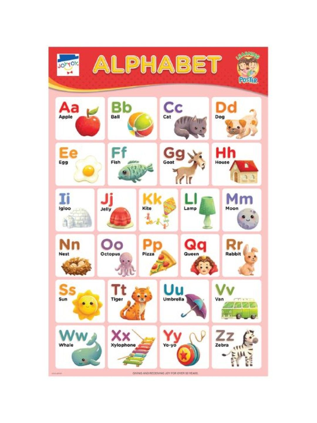 Joytoy Alphabet Poster