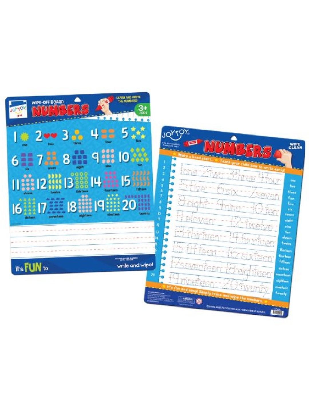 Joytoy Numbers Wipe-off Board