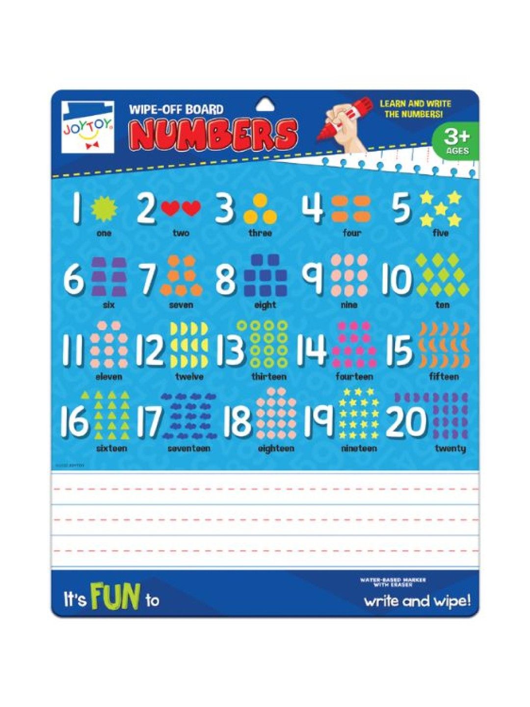 Joytoy Numbers Wipe-off Board (No Color- Image 3)