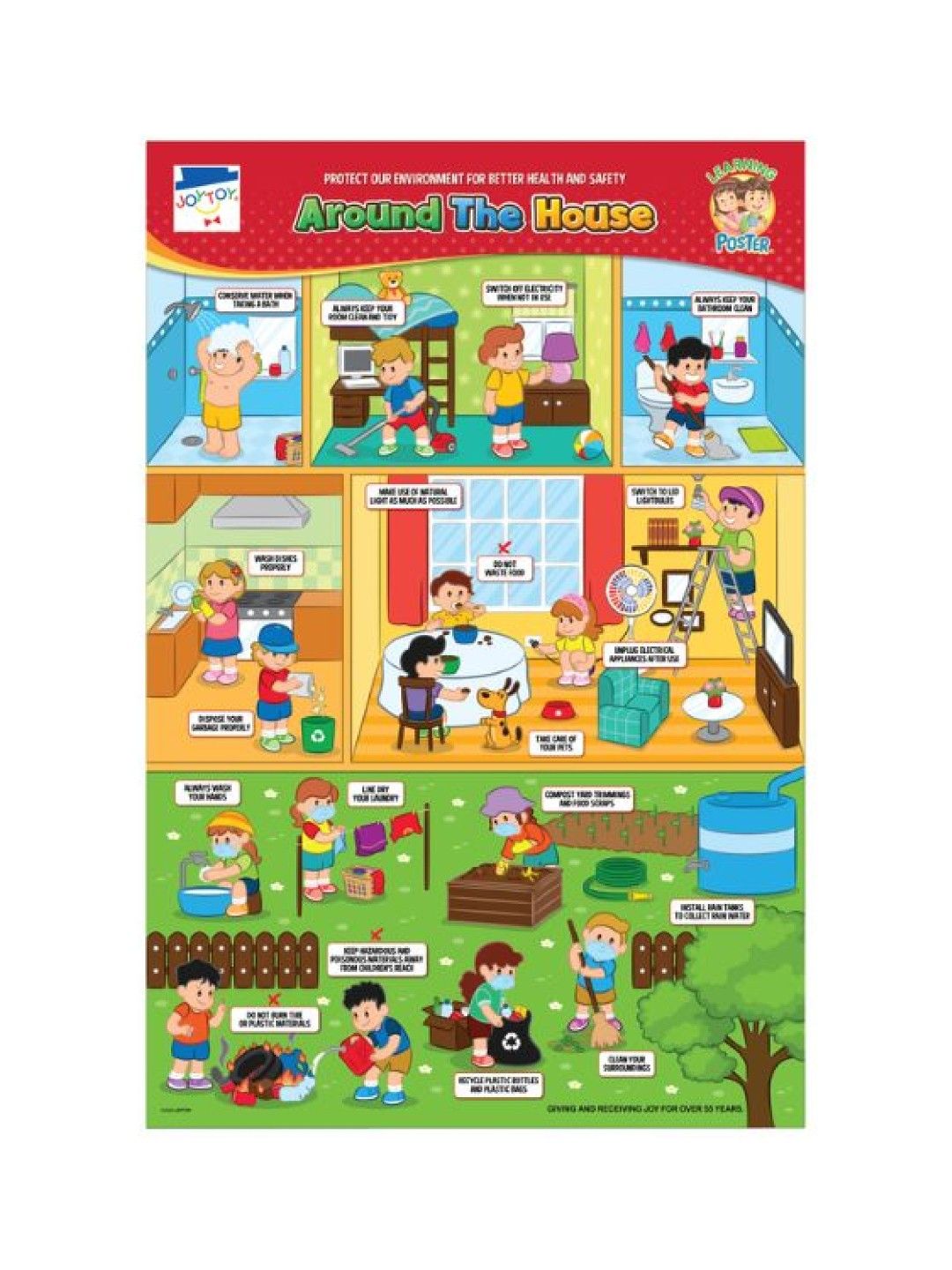 Joytoy Around The House Poster (No Color- Image 1)