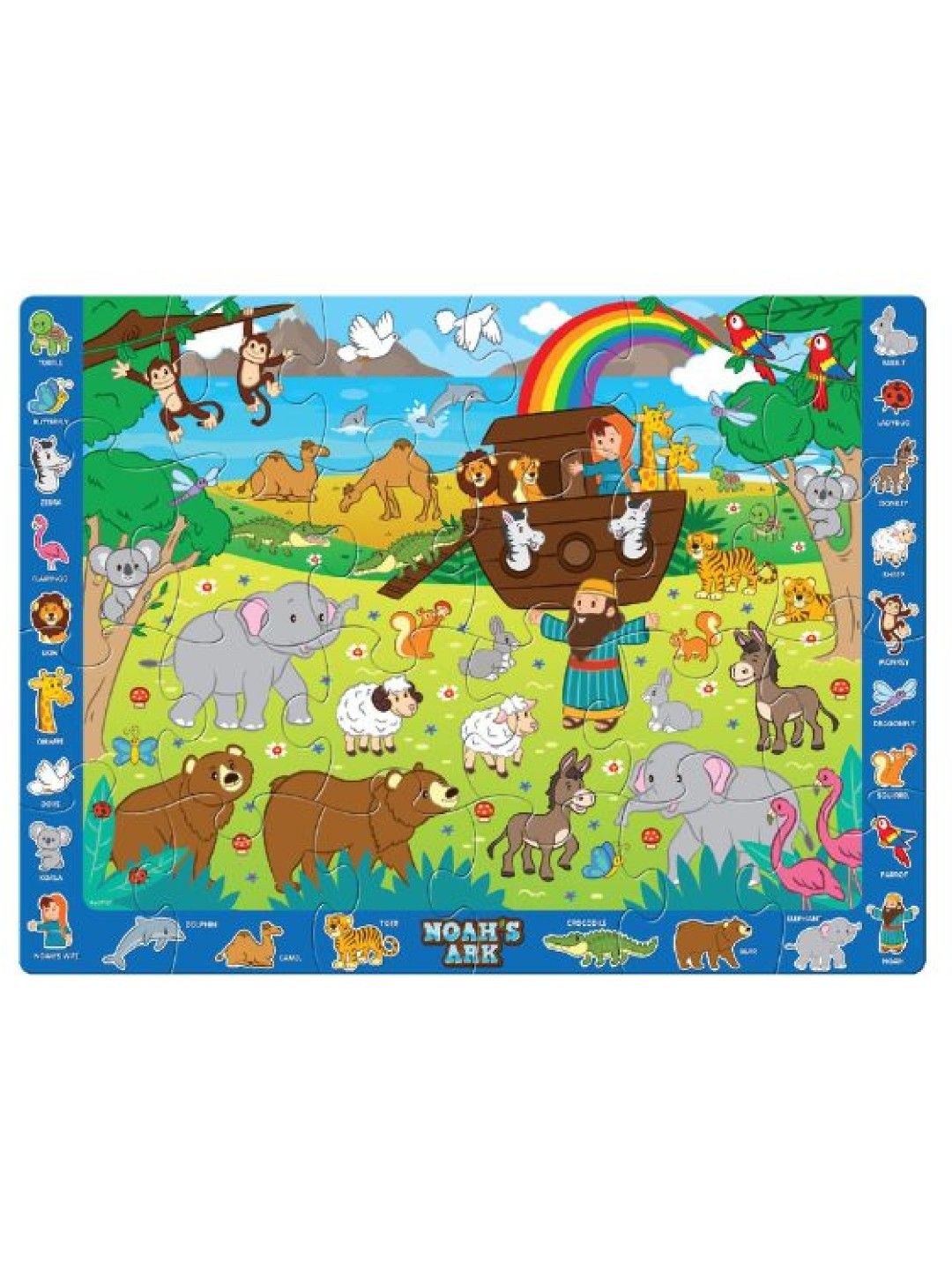 Joytoy Noah's Ark Search and Find Puzzle (No Color- Image 2)