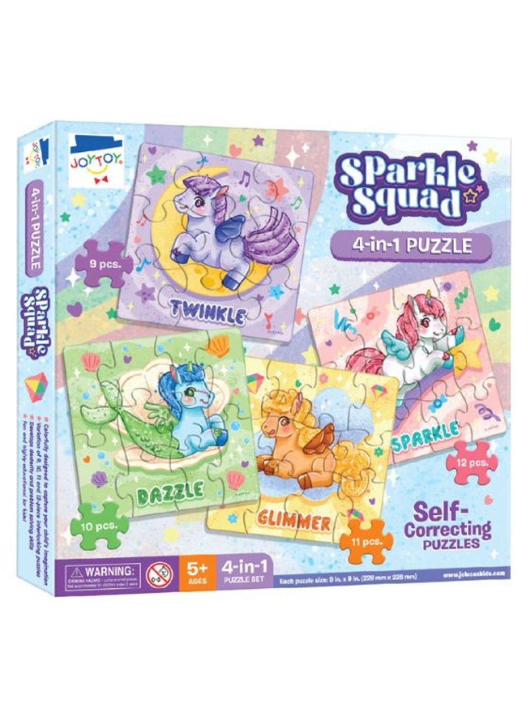 Joytoy Sparkle Squad 4-in-1 Puzzle