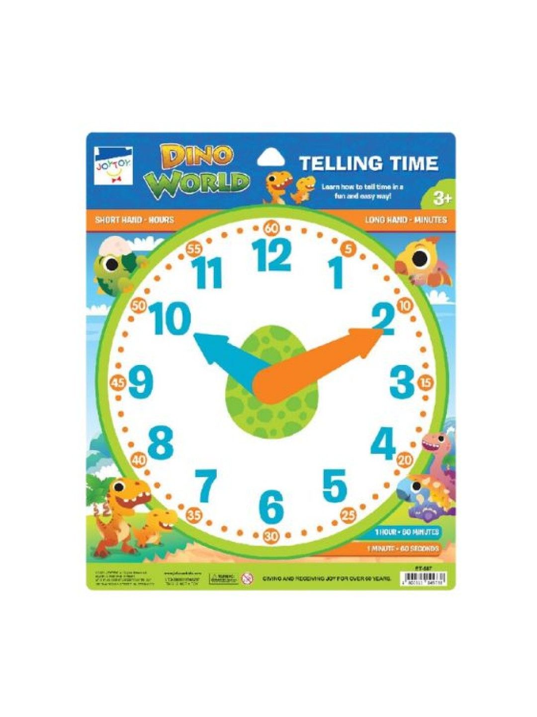 Joytoy Dino World Telling Time (ET-587A- Image 1)