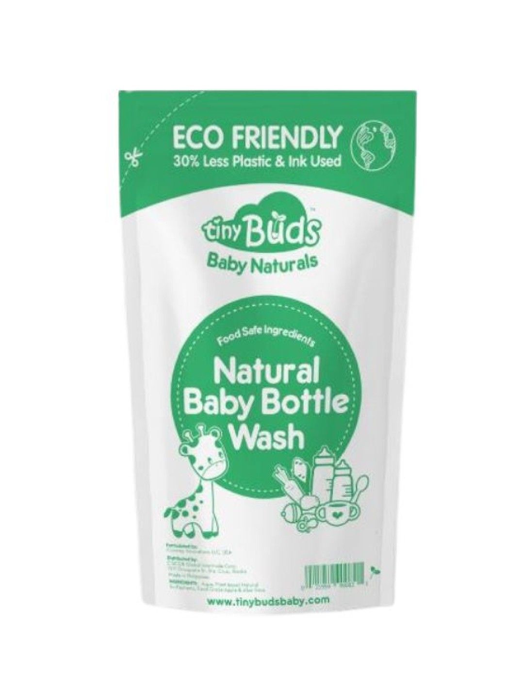 Tiny Buds Eco-Friendly Natural Baby Bottle Wash Cleaner (500ml) (No Color- Image 1)