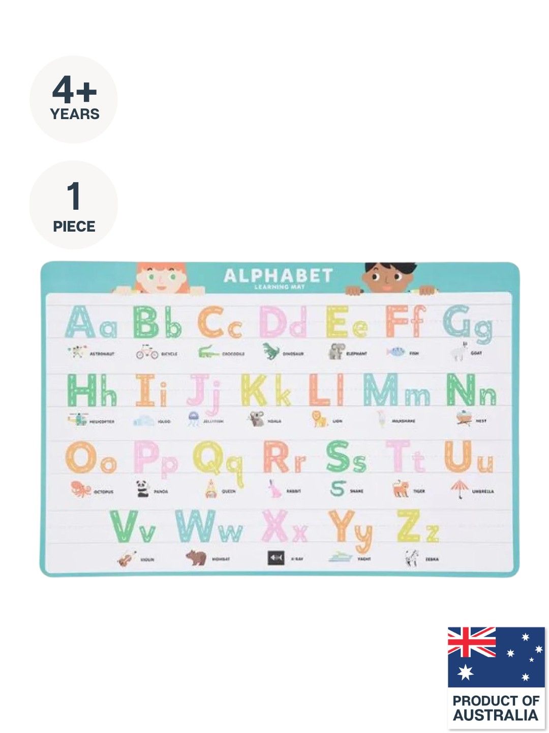 Anko Education Placemat (Alphabet Learning Mat- Image 1)