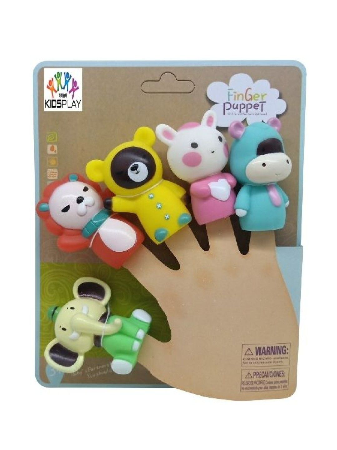 Kidsplay Finger Puppet - Elephant and Friends