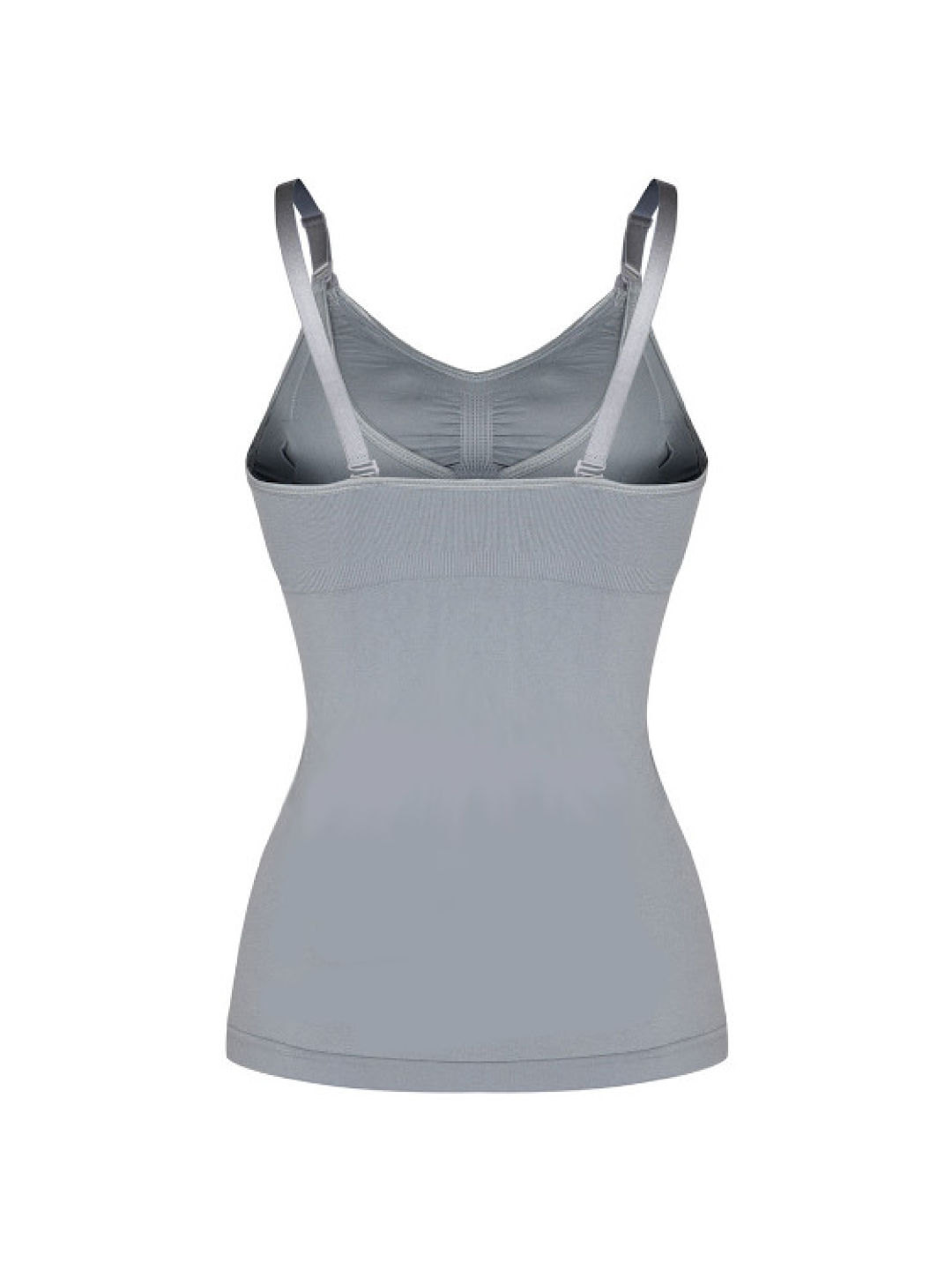 Bosom Buds Eliza Hands-Free Pumping & Nursing Tank Top (Grey- Image 2)