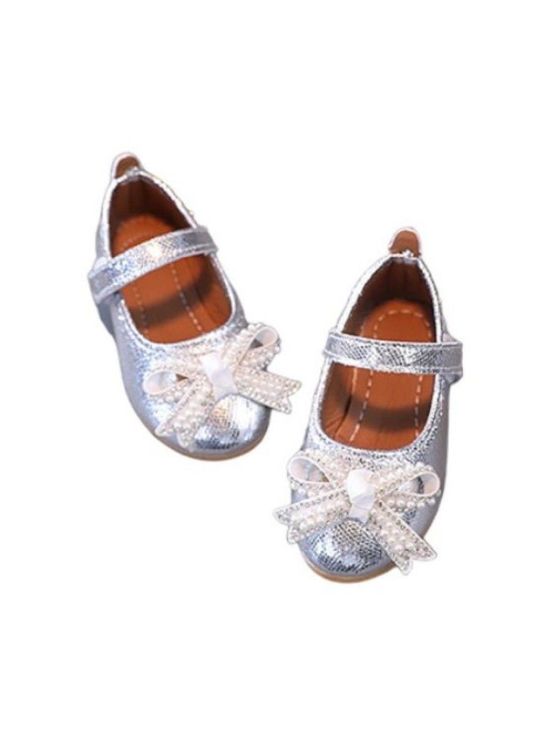 Seams 195 Ellie Ballerina Flats (Silver- Image 2)