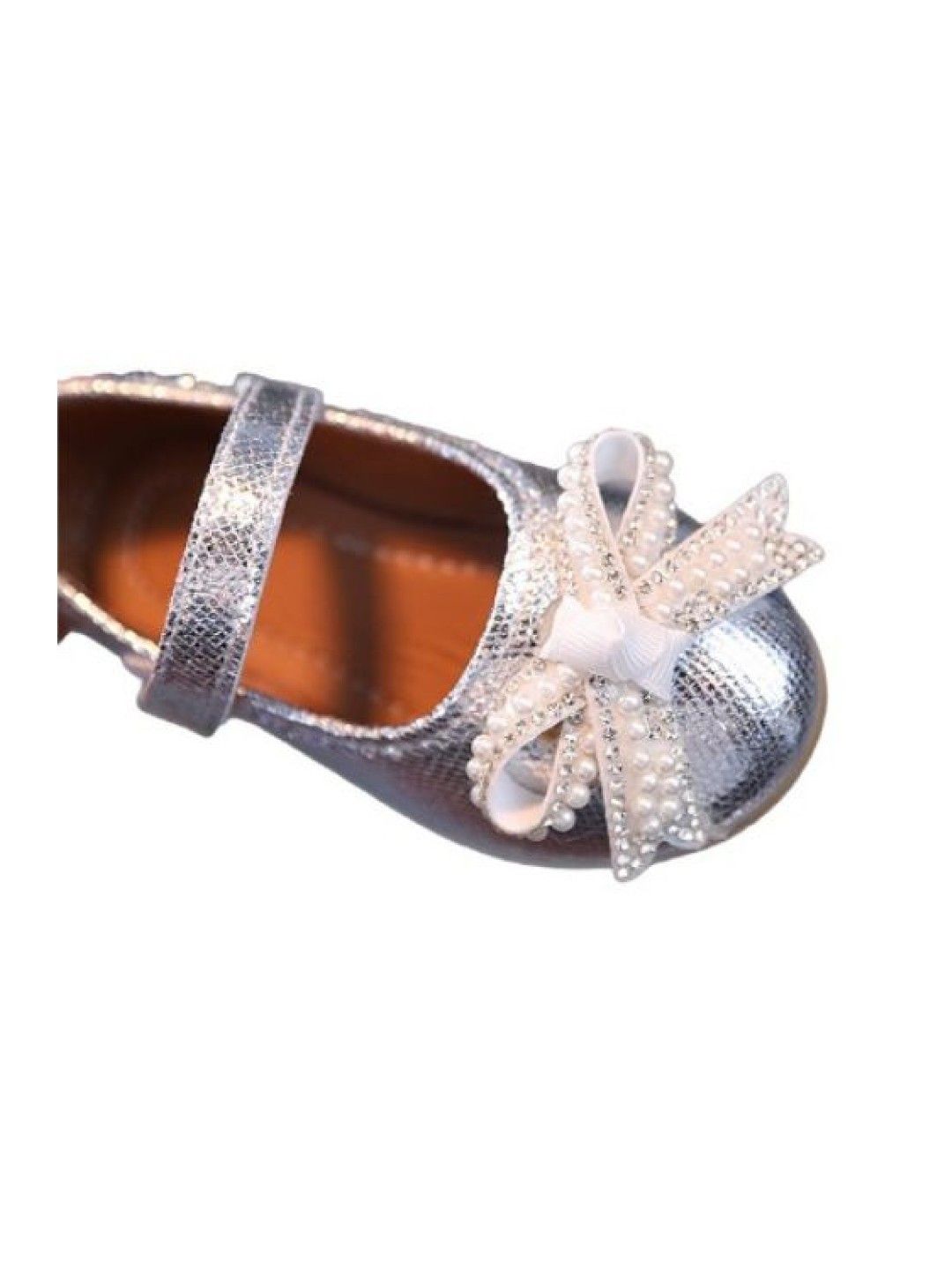 Seams 195 Ellie Ballerina Flats (Silver- Image 3)