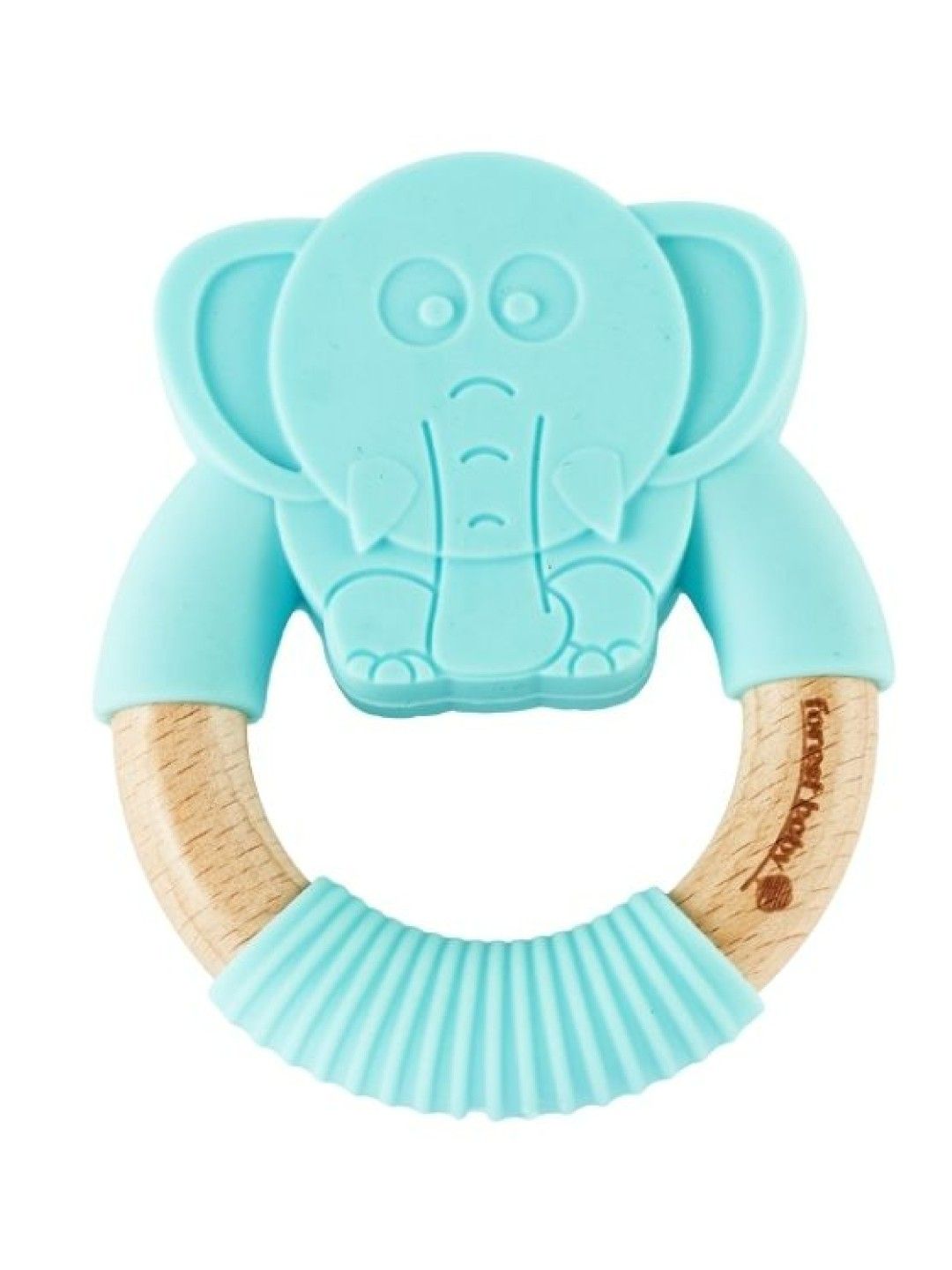 Forest Baby Ellie the Elephant Silicone and Wooden Teether