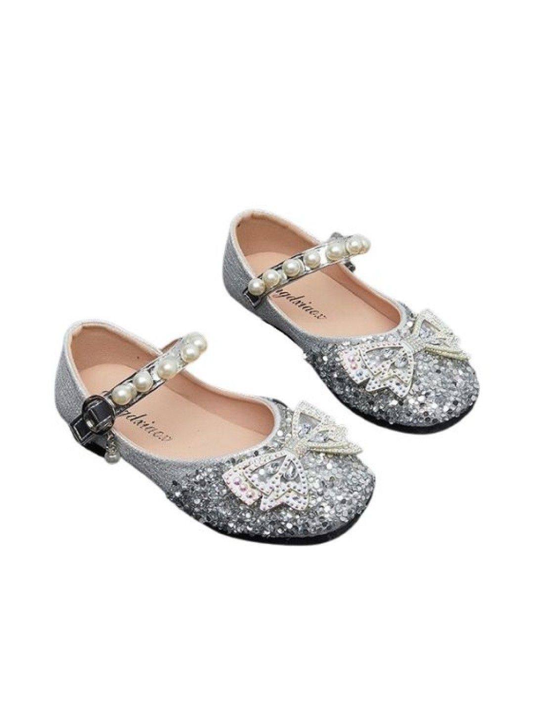 Seams 195 Emma Ballerina Flats (Silver- Image 1)