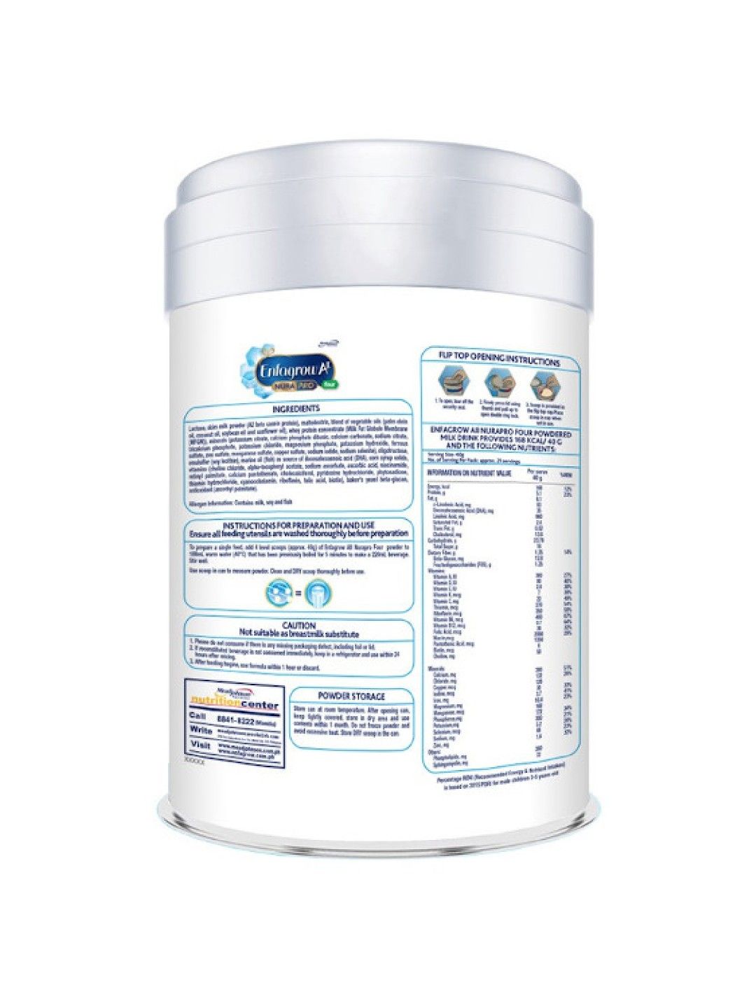 Enfagrow A+ Four Nurapro Enfagrow AII Nurapro Four Powdered Milk Drink for 3+ years old (850g) (No Color- Image 2)