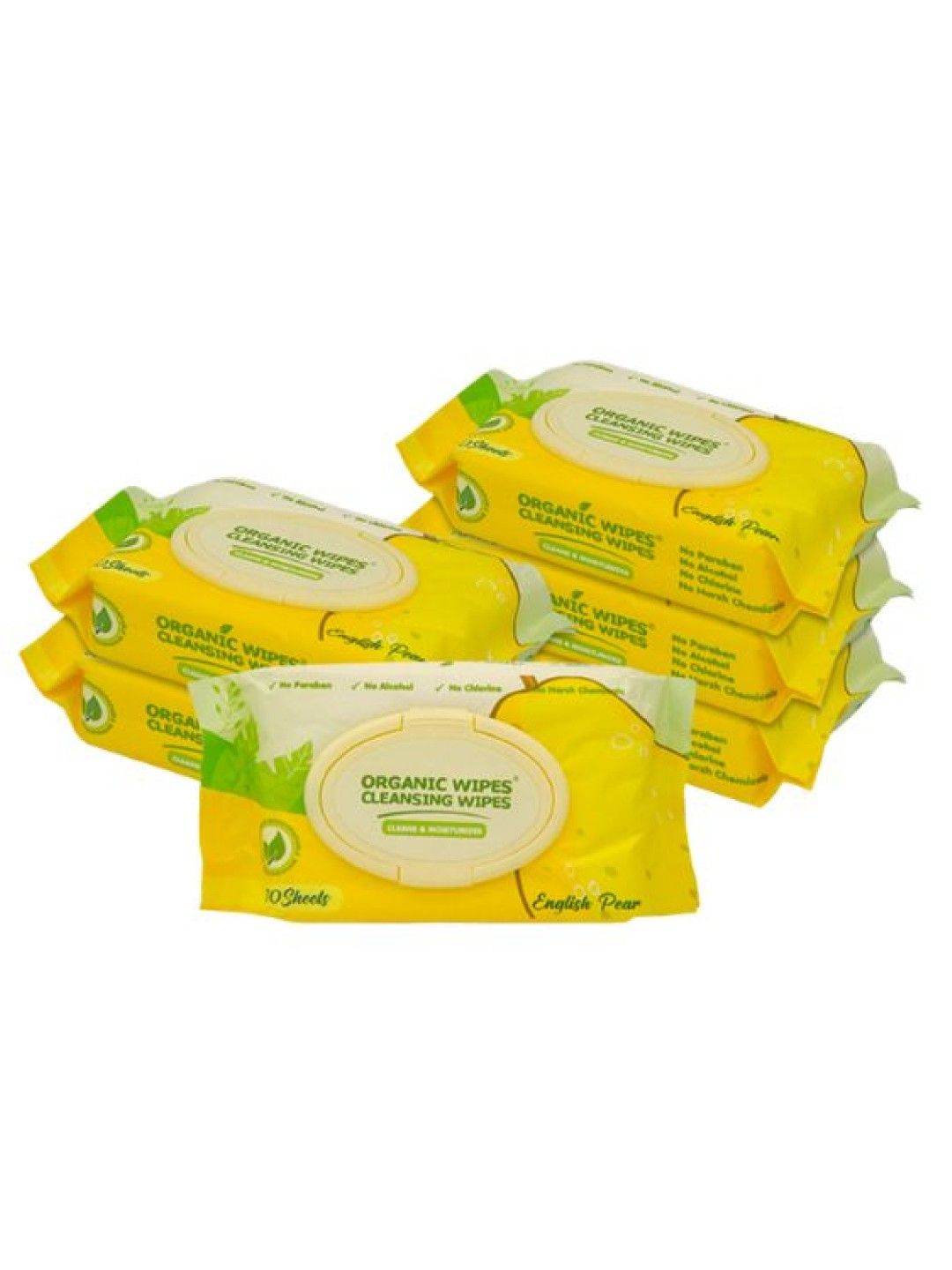 Organic Baby Wipes Organic Wipes Cleansing Wipes English Pear (70s x 6-pack)