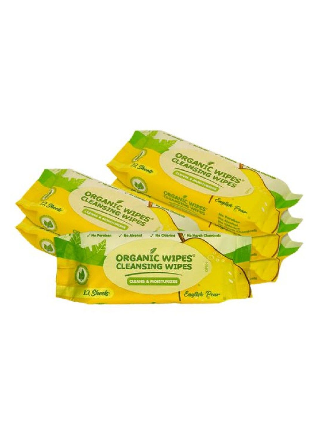 Organic Baby Wipes Organic Wipes Cleansing Wipes English Pear (12s x 6-pack)