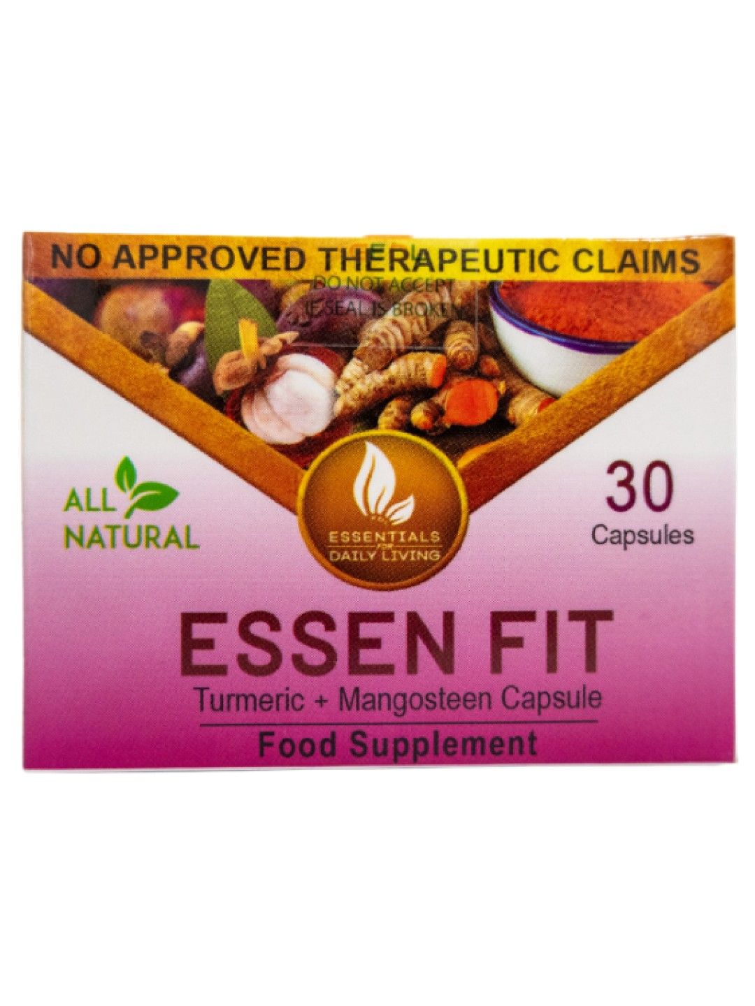 Essen Fit Turmeric + Mangosteen Capsule 500mg (30s)