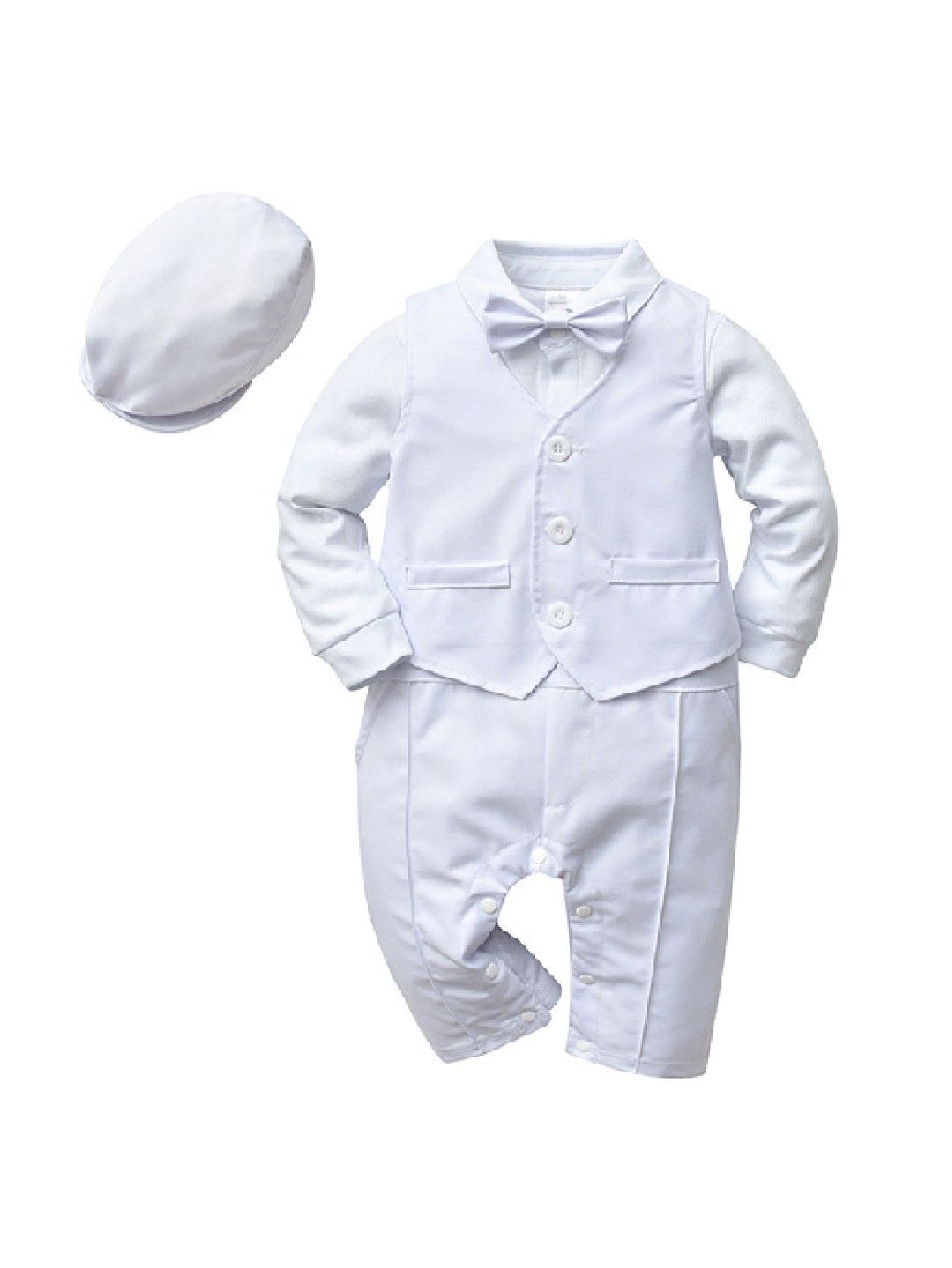 Seams 195 Ethan 3-Piece Baptismal Wear (White- Image 2)