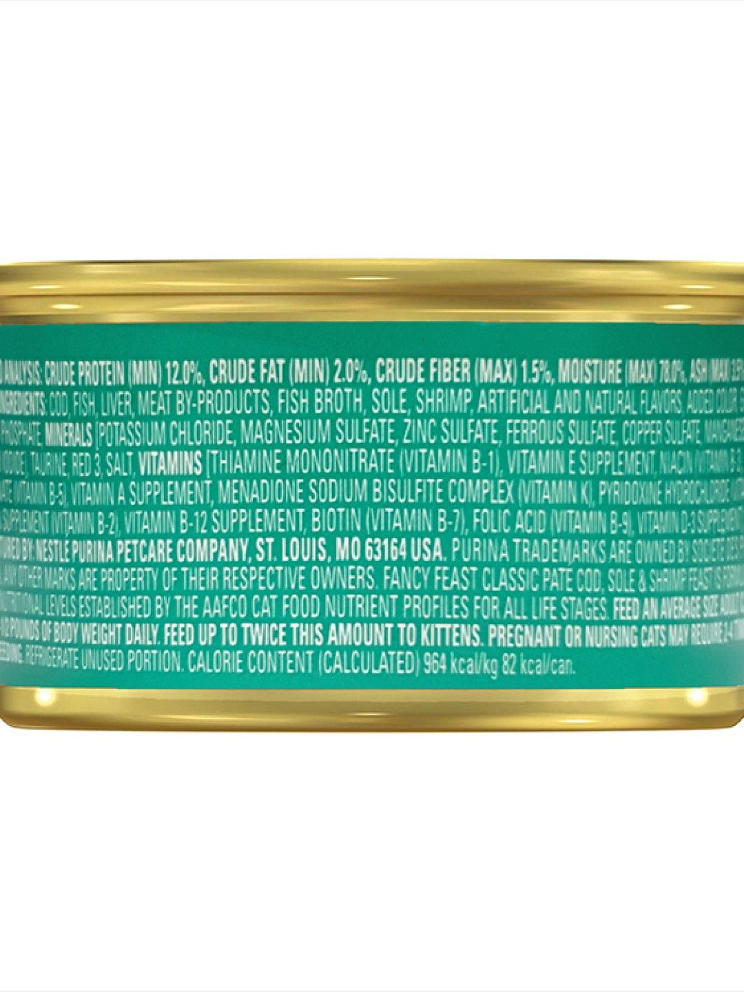 Purina Fancy Feast Wet Cat Food (85g) (Classic Cod, Sole & Shrimp- Image 2)