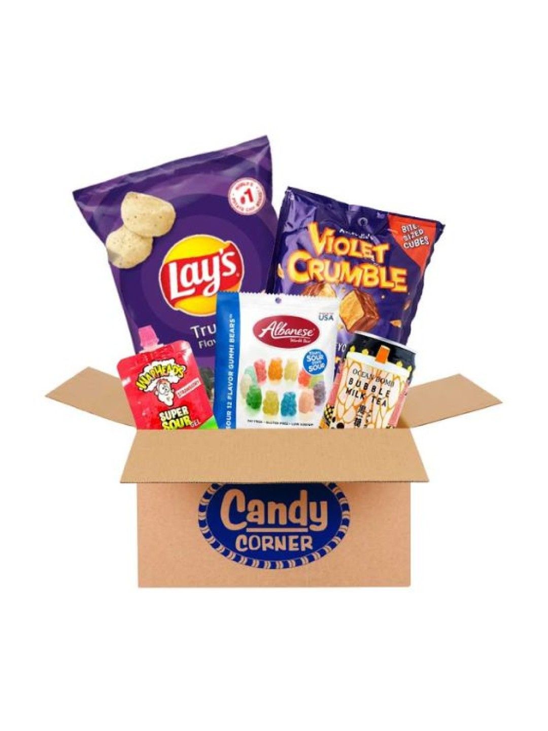 Candy Corner Snack Box Chips and Candies Mix