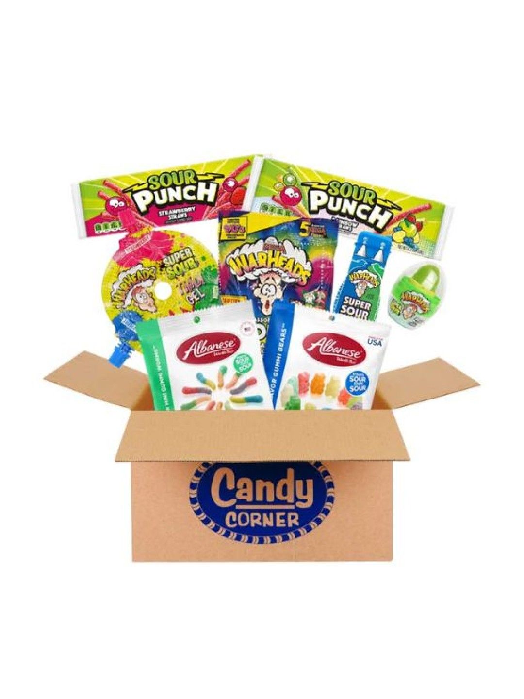 Candy Corner Snack Box Sour Treats
