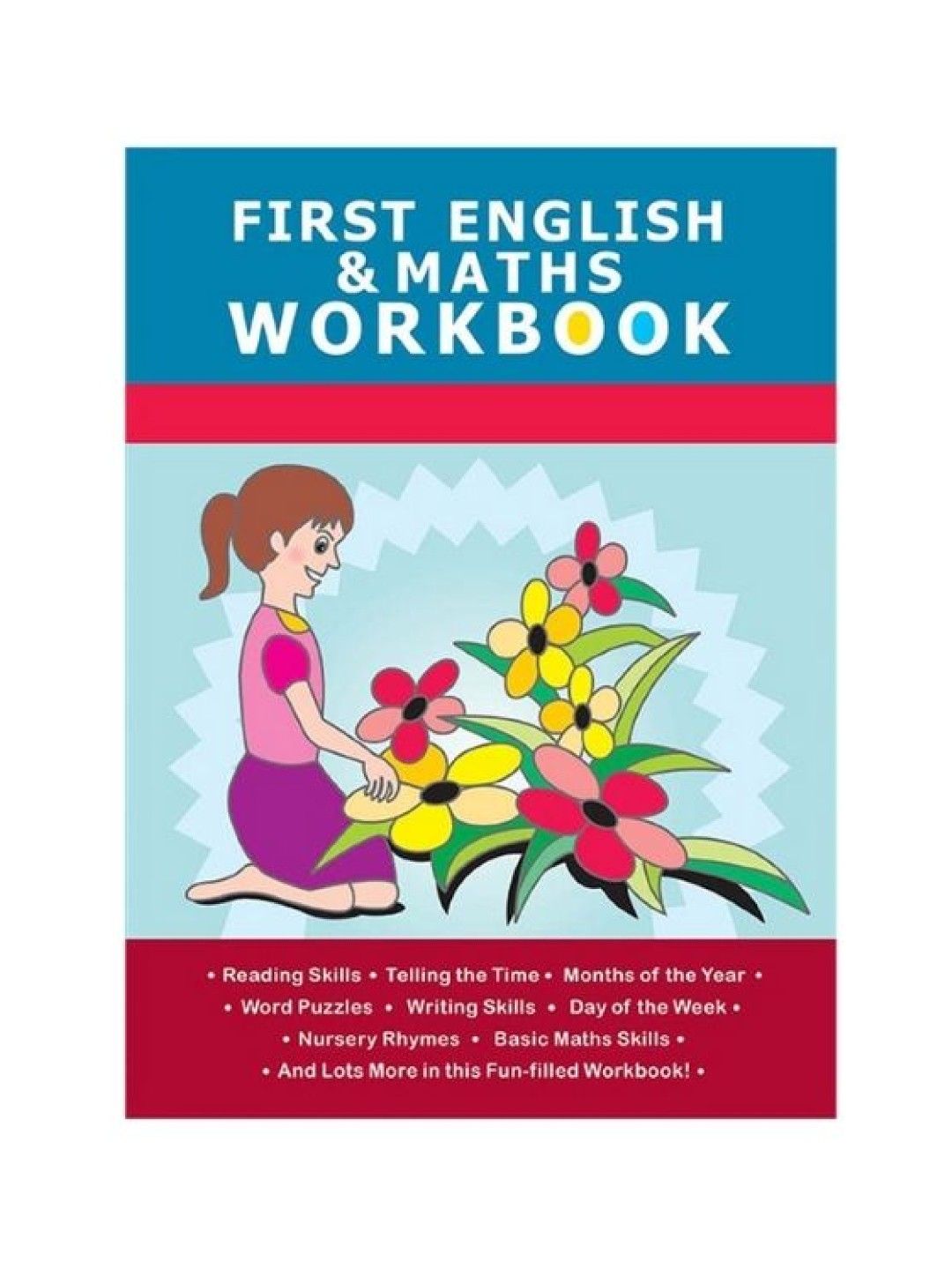 Learning is Fun First English & Maths Work Book - Updated (No Color- Image 1)