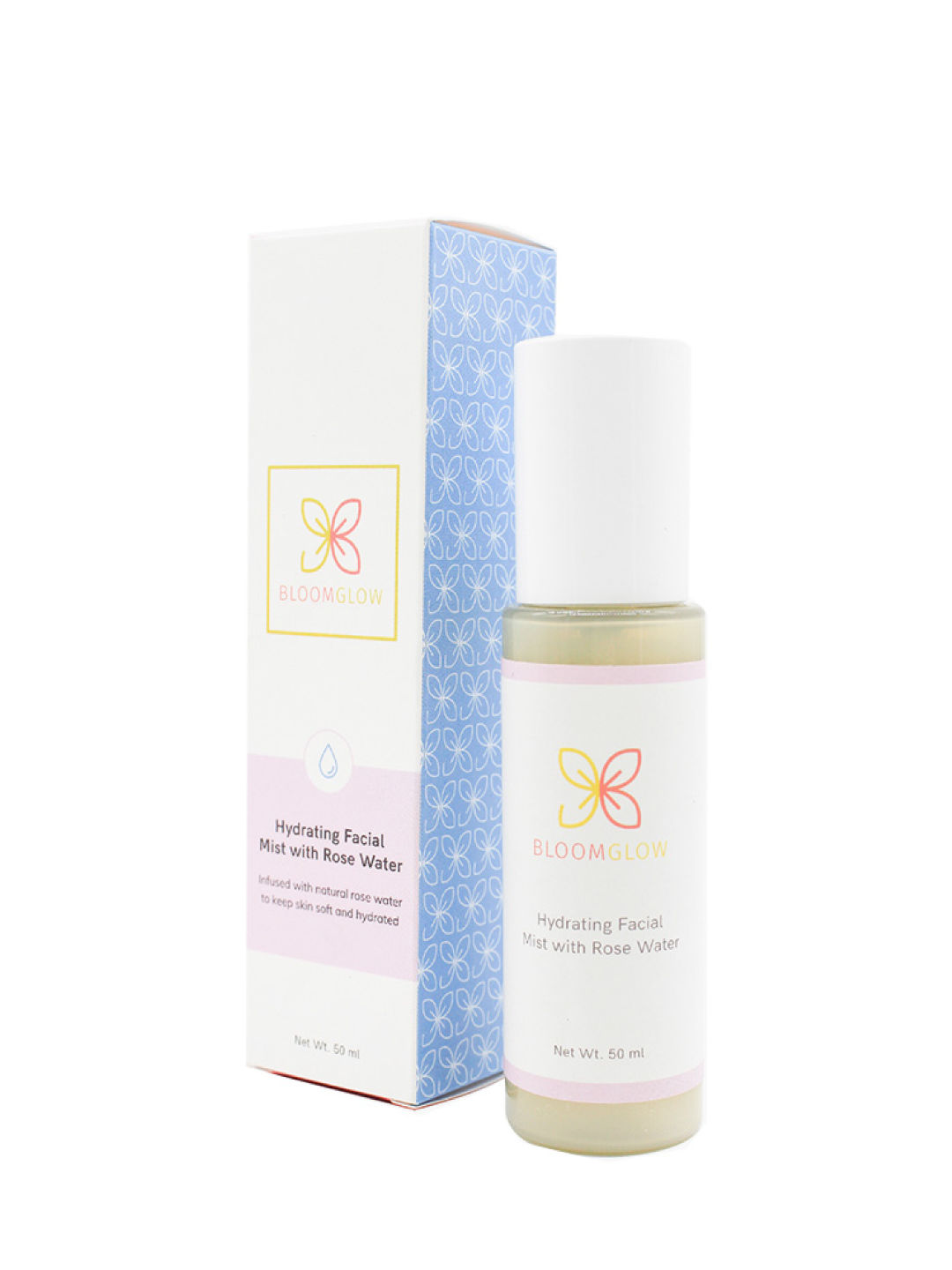 Bloomglow Hydrating Facial Mist with Rose Water (50ml) (No Color- Image 1)