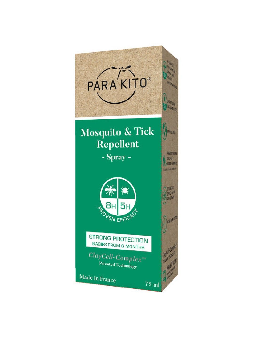 Para'kito Mosquito and Tick Rep Spray Strong Protection (No Color- Image 3)