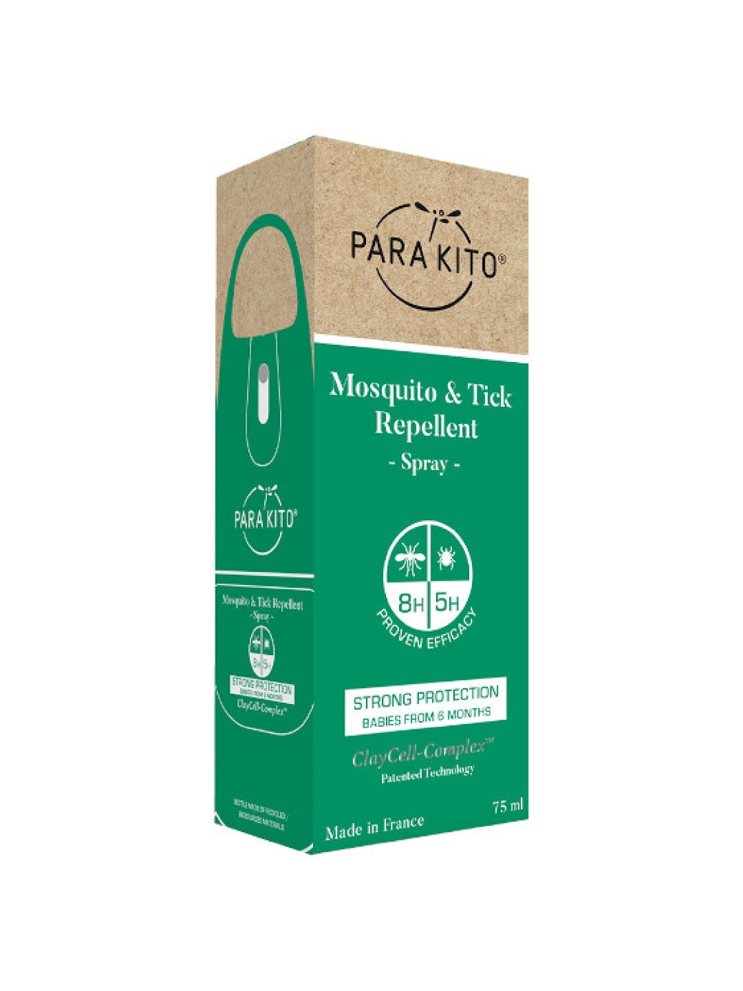 Para'kito Mosquito and Tick Rep Spray Strong Protection (No Color- Image 2)