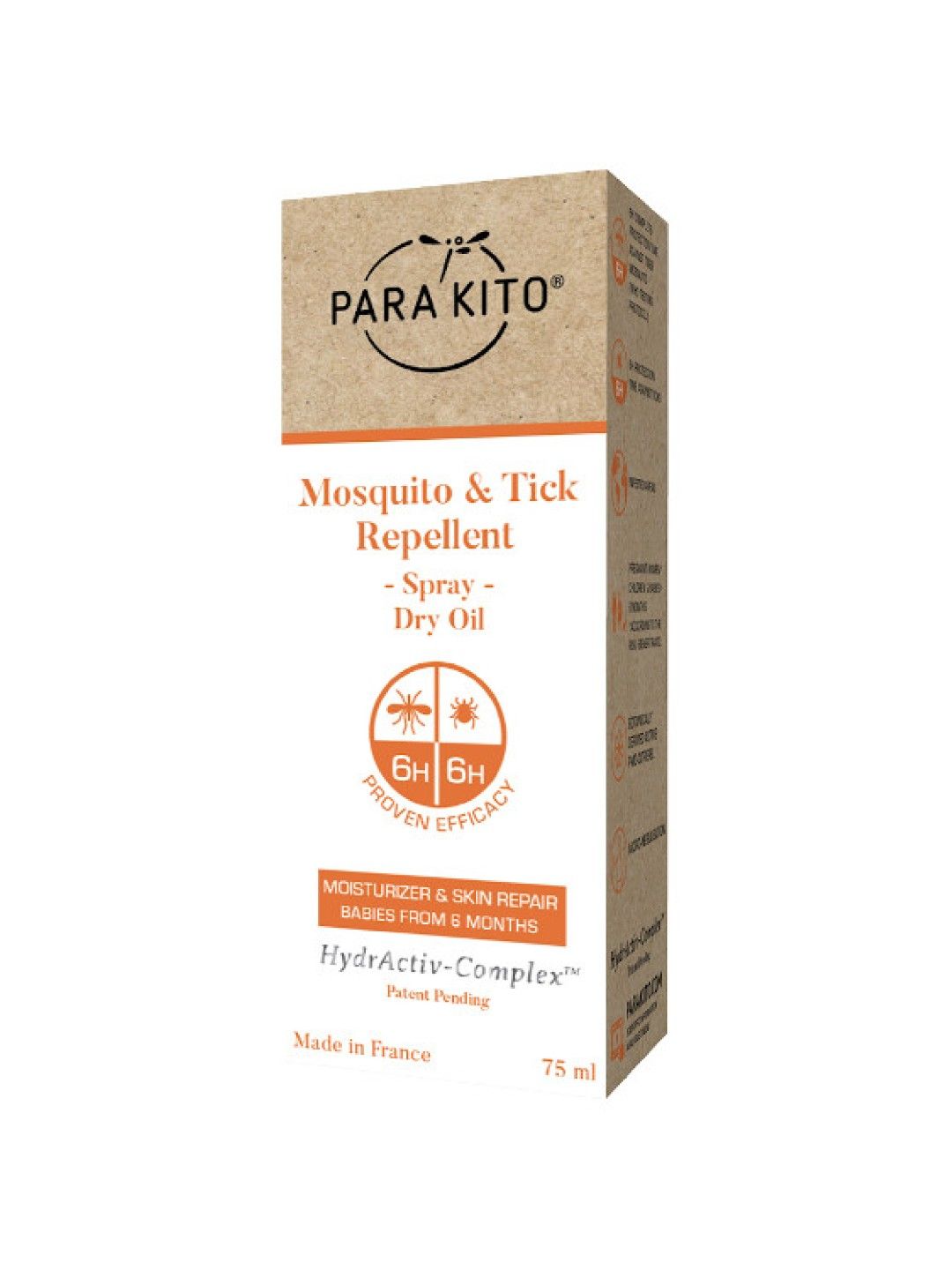 Para'kito Mosquito and Tick Rep Dry Oil Spray (No Color- Image 3)