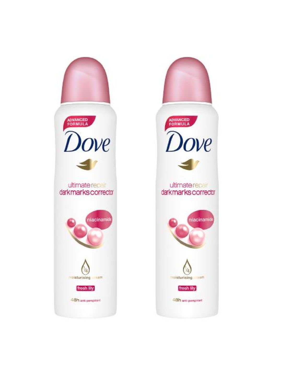Dove [Buy 1 Get 1] Deodorant Spray Ultimate Repair Dark Marks Corrector Fresh Lily