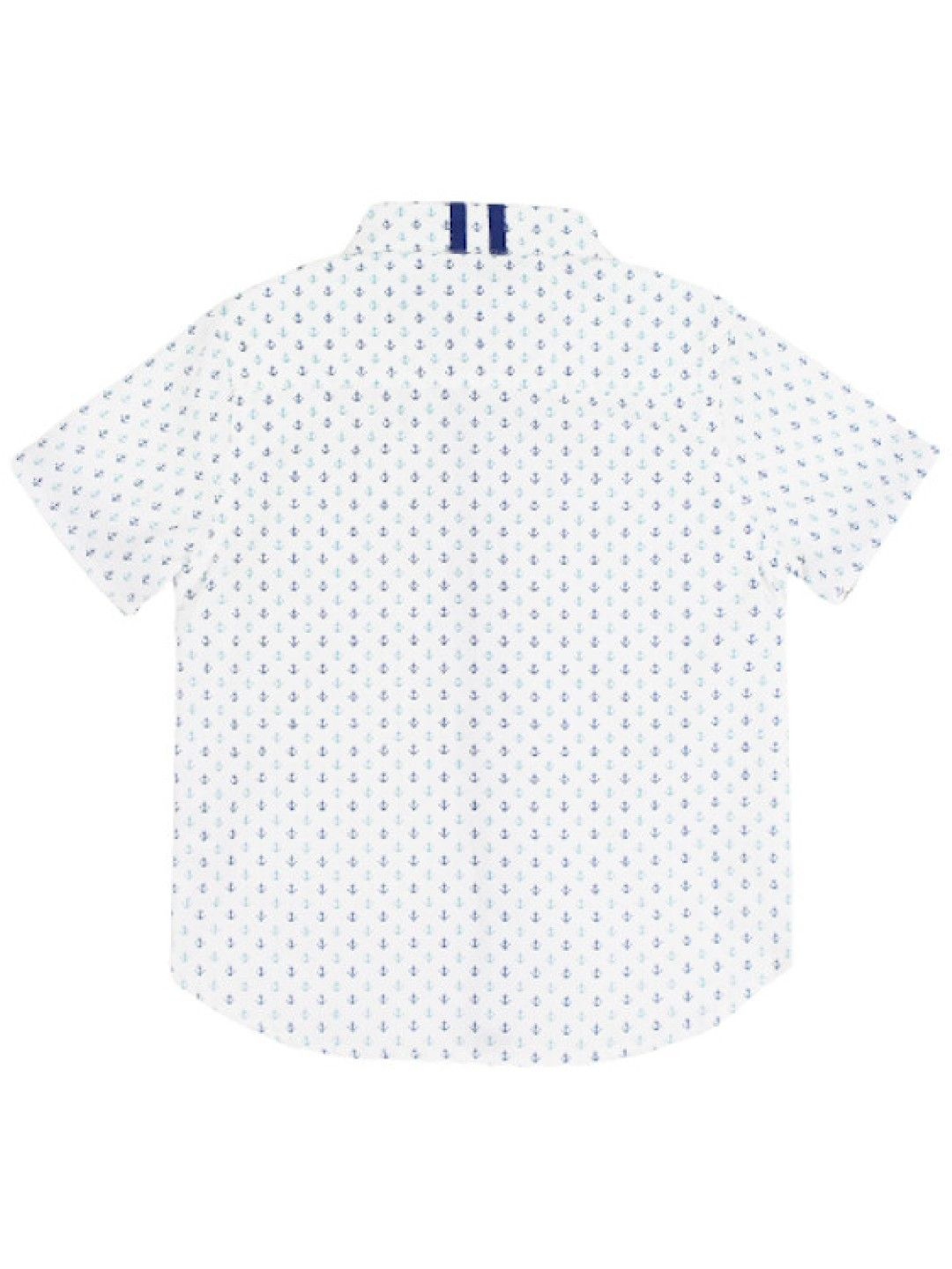 Periwinkle Franco Short Sleeve Polo (White- Image 2)