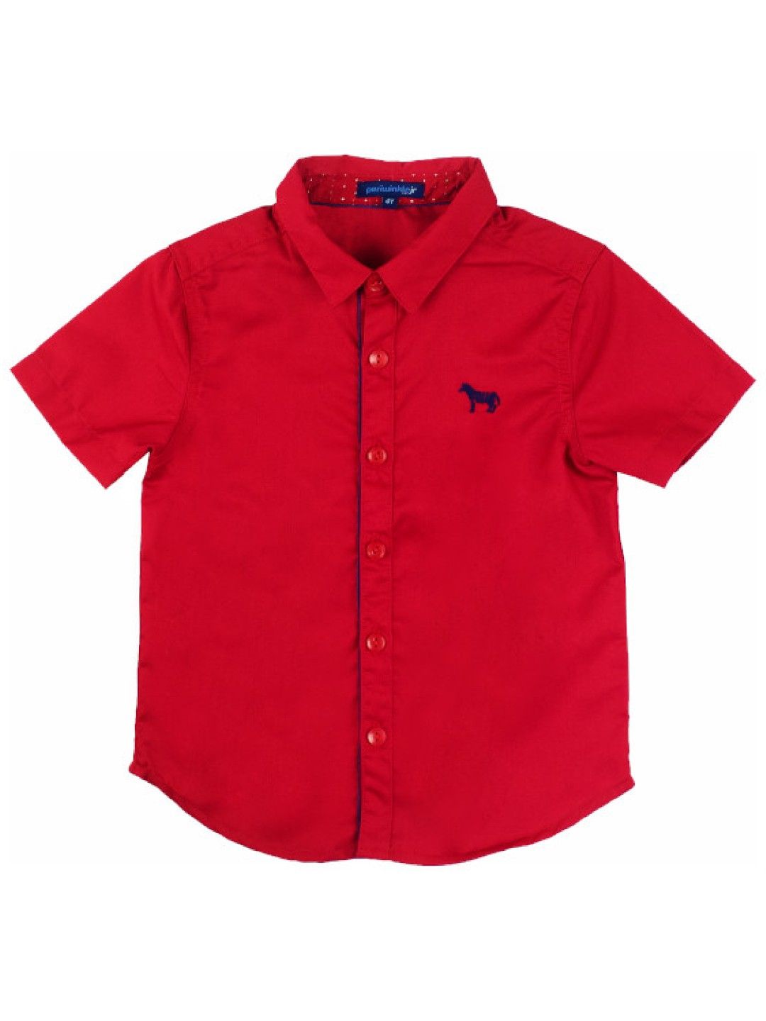 Periwinkle Howard Short Sleeve Polo (Red- Image 1)