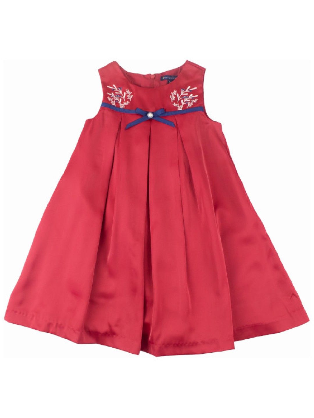 Periwinkle Holly Casual Dress (Red- Image 1)