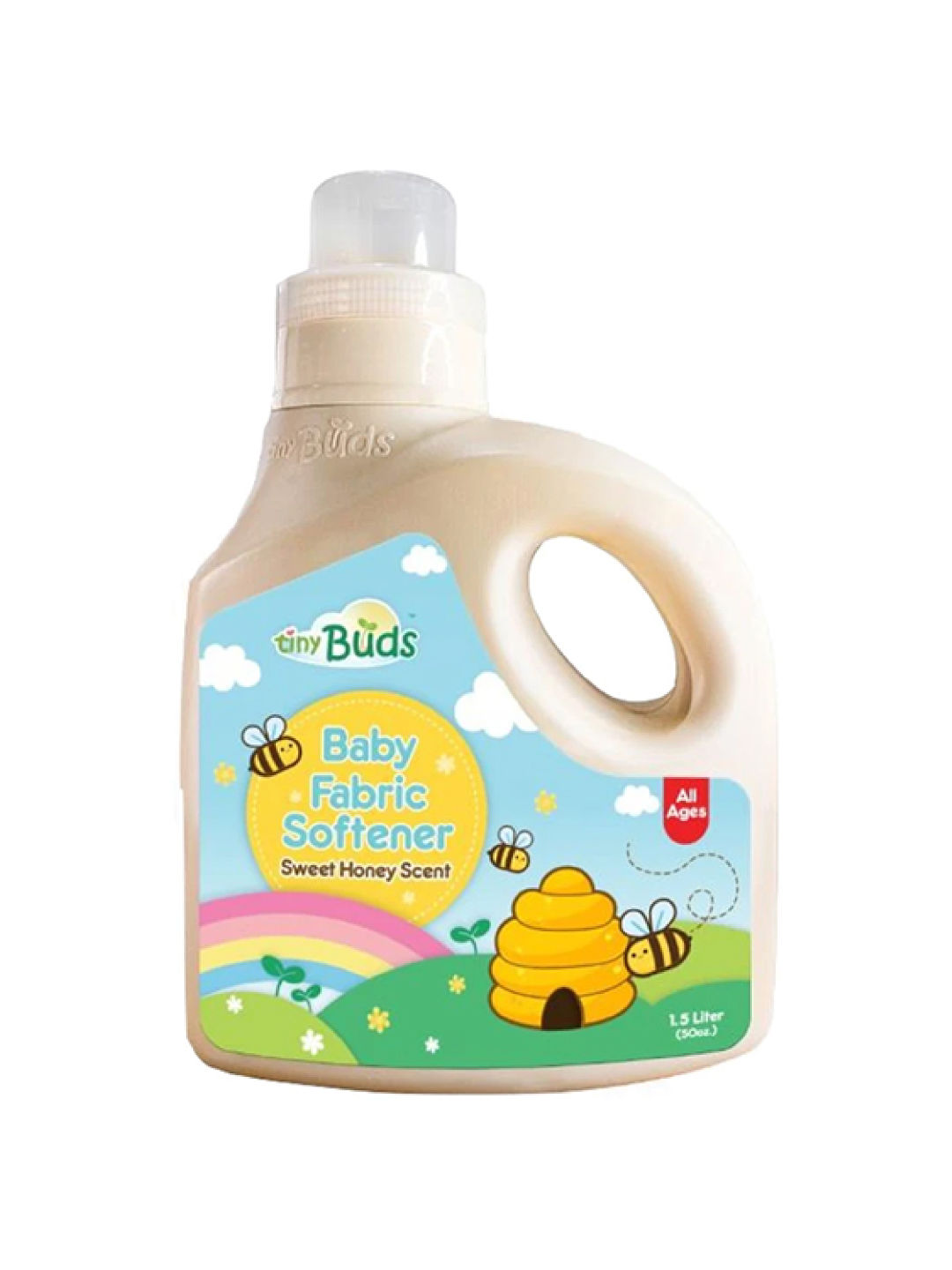 Tiny Buds Natural Sweet Honey Scent Fabric Softener (1.5L) (No Color- Image 1)