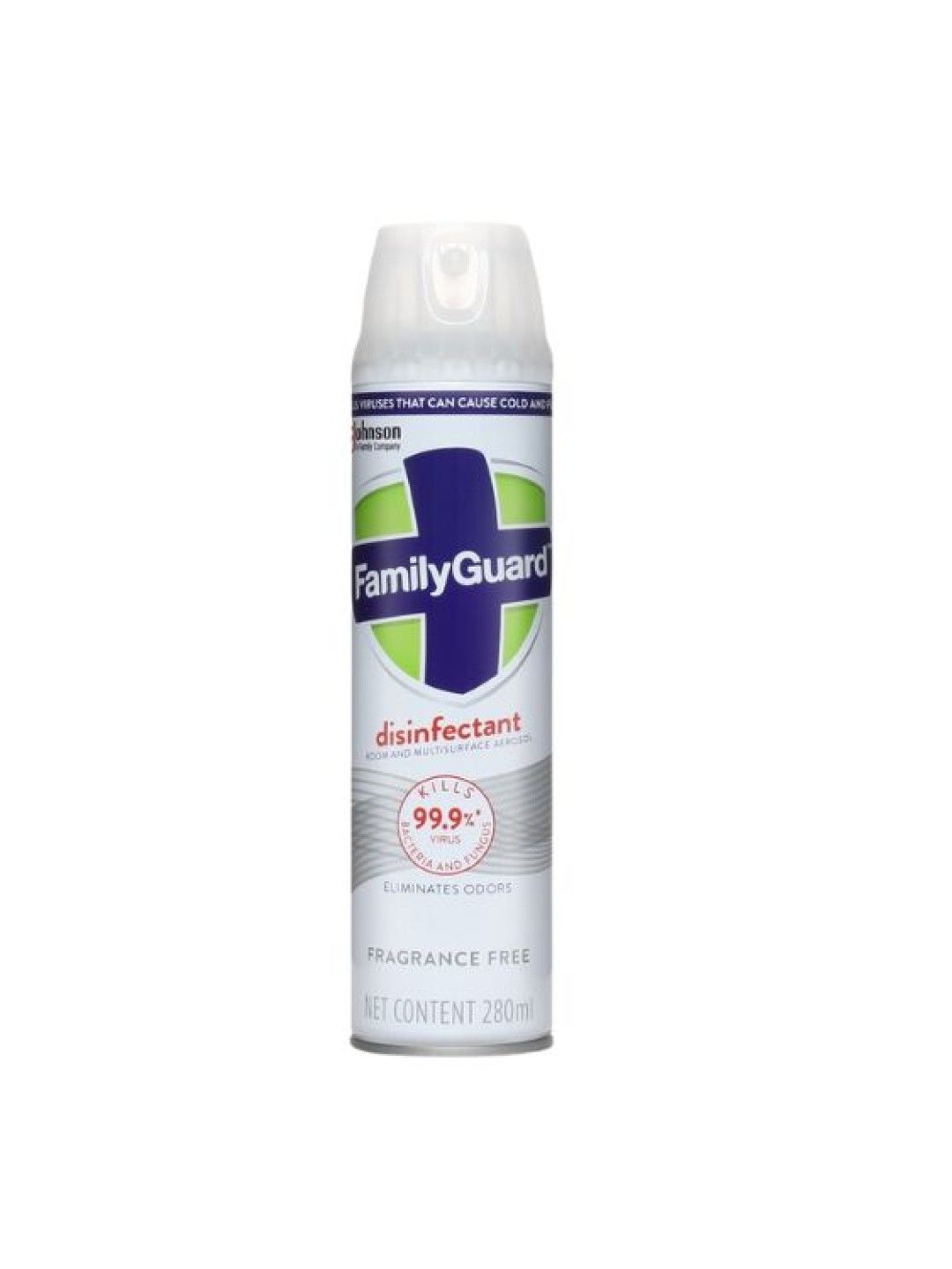 Family Guard Disinfectant Room & Multi-Surface Spray Aerosol Fragrance Free (280ml)