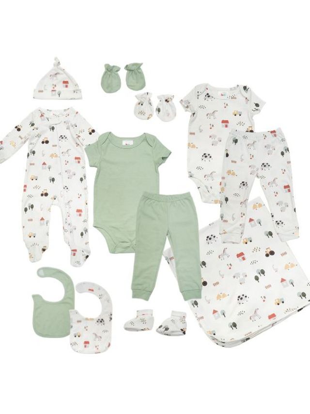 bean 12pcs Welcome Home Baby Gift Set (Farm)