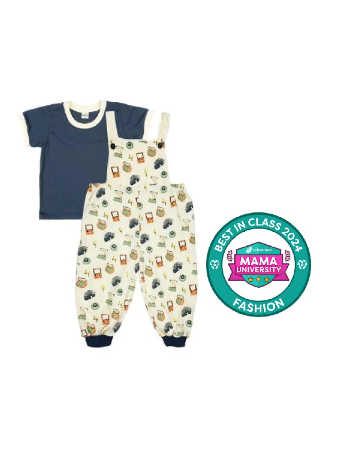 Looms Toddler Boys T-Shirt and Jumper Pants Set - Laro Collection