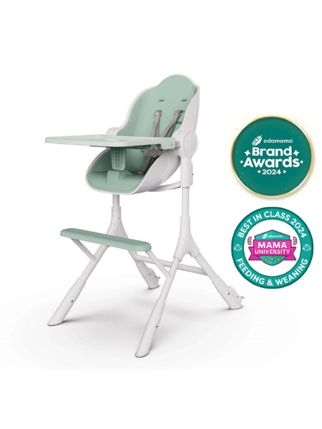 Oribel Cocoon Z High Chair (Avocado Green- Image 1)