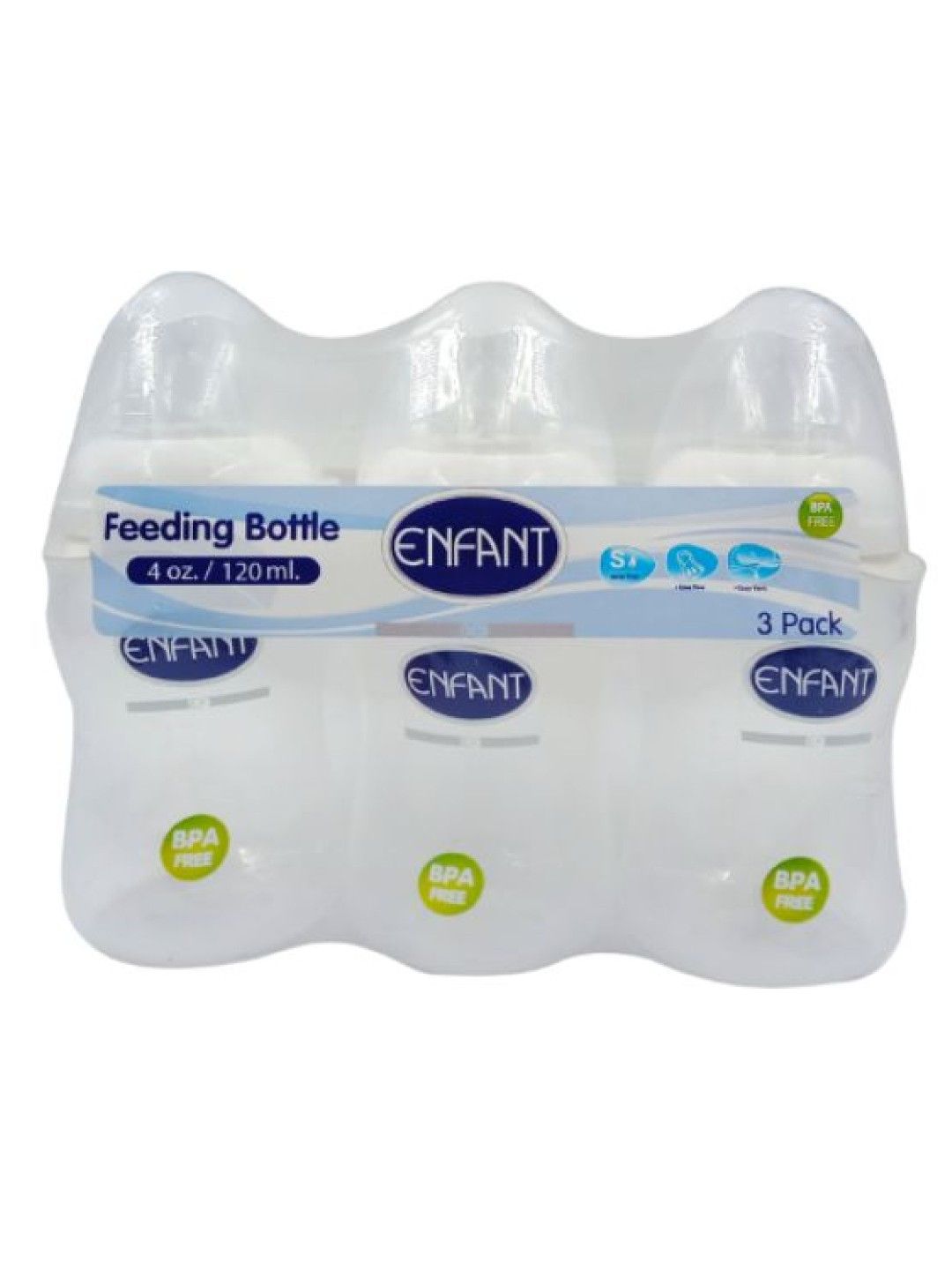 Enfant Feeding Bottle 4oz (Set of 3) (No Color- Image 1)