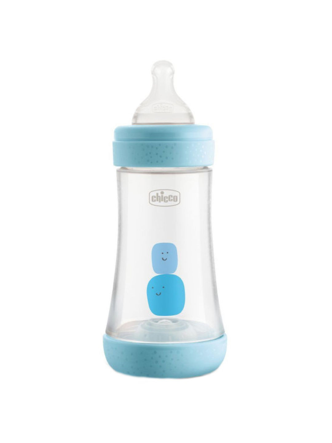 Chicco Feeding Bottle Perfect 5 PP Med (240ml) (Blue- Image 1)