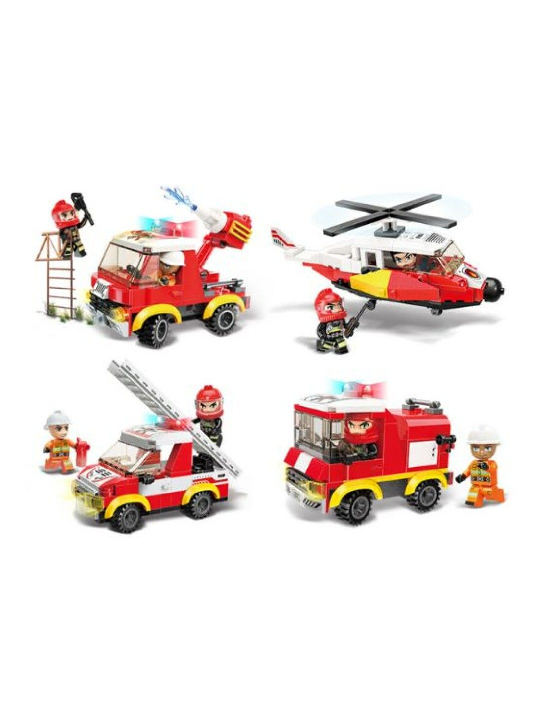 Qman Fire Rescue Mini Vehicles 1 pc random assortment only