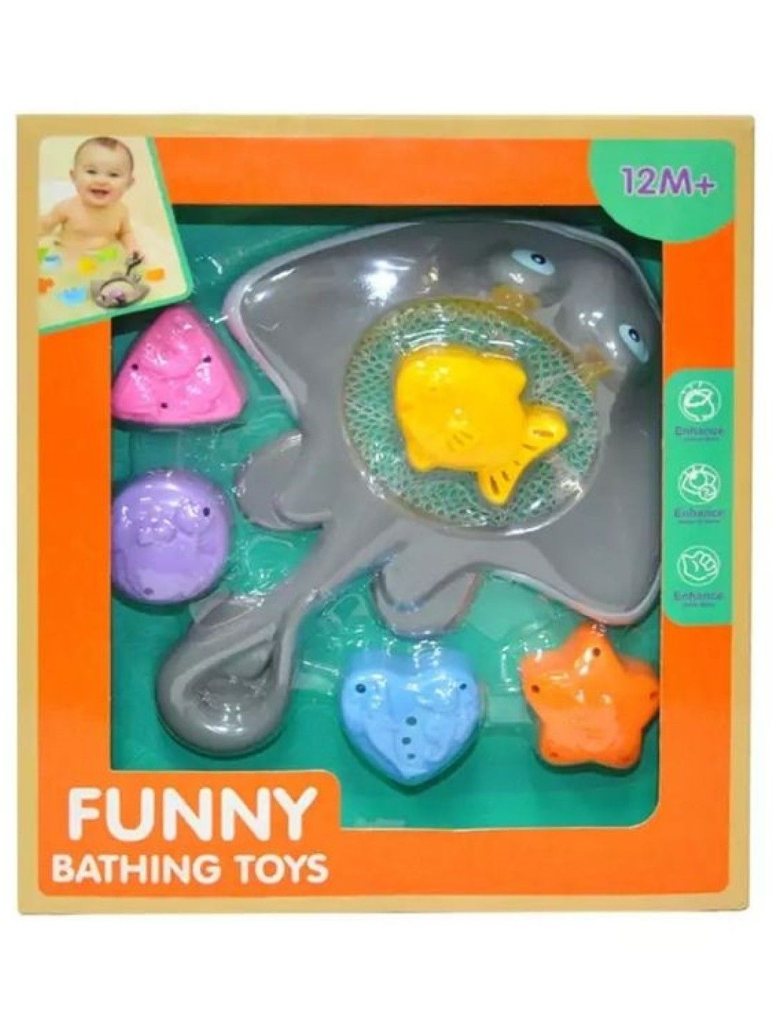 Bathfun Fishing Shapes Bath Toy