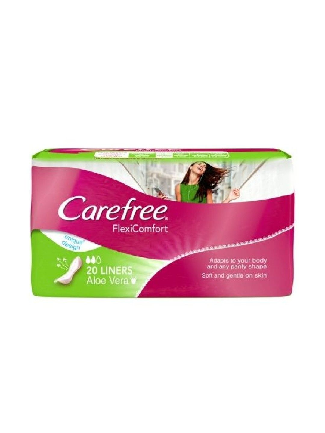 Carefree FlexiComfort Aloe Vera Panty Liners (20s)