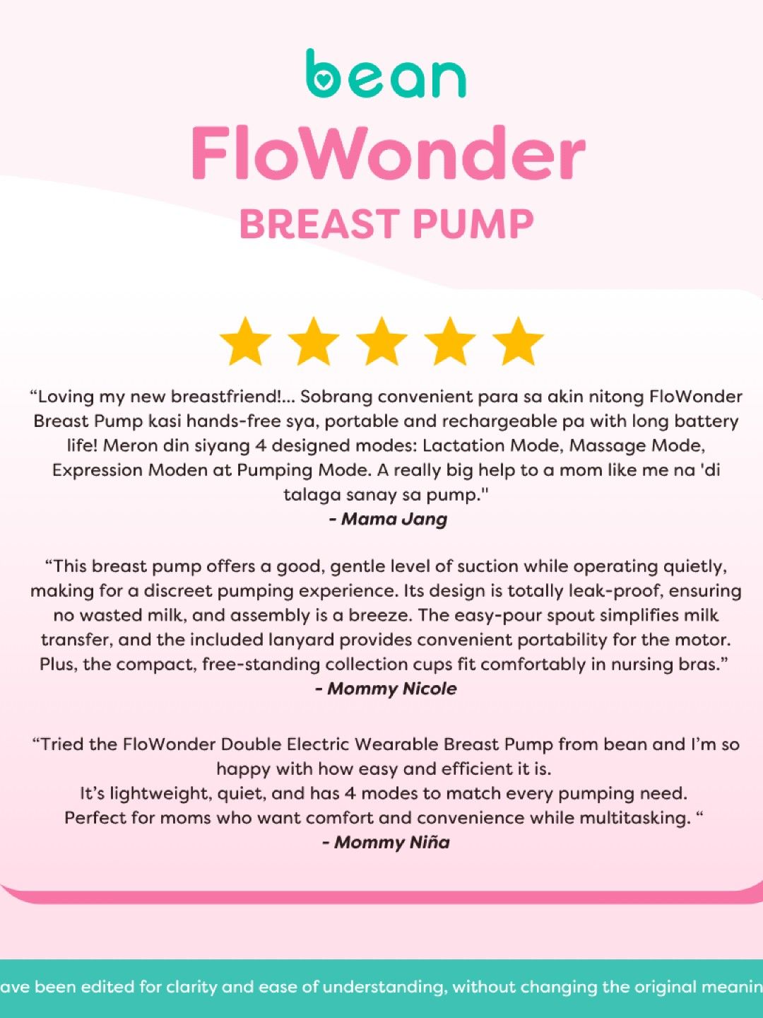 bean FloWonder Double Electric Breast Pump (No Color- Image 3)